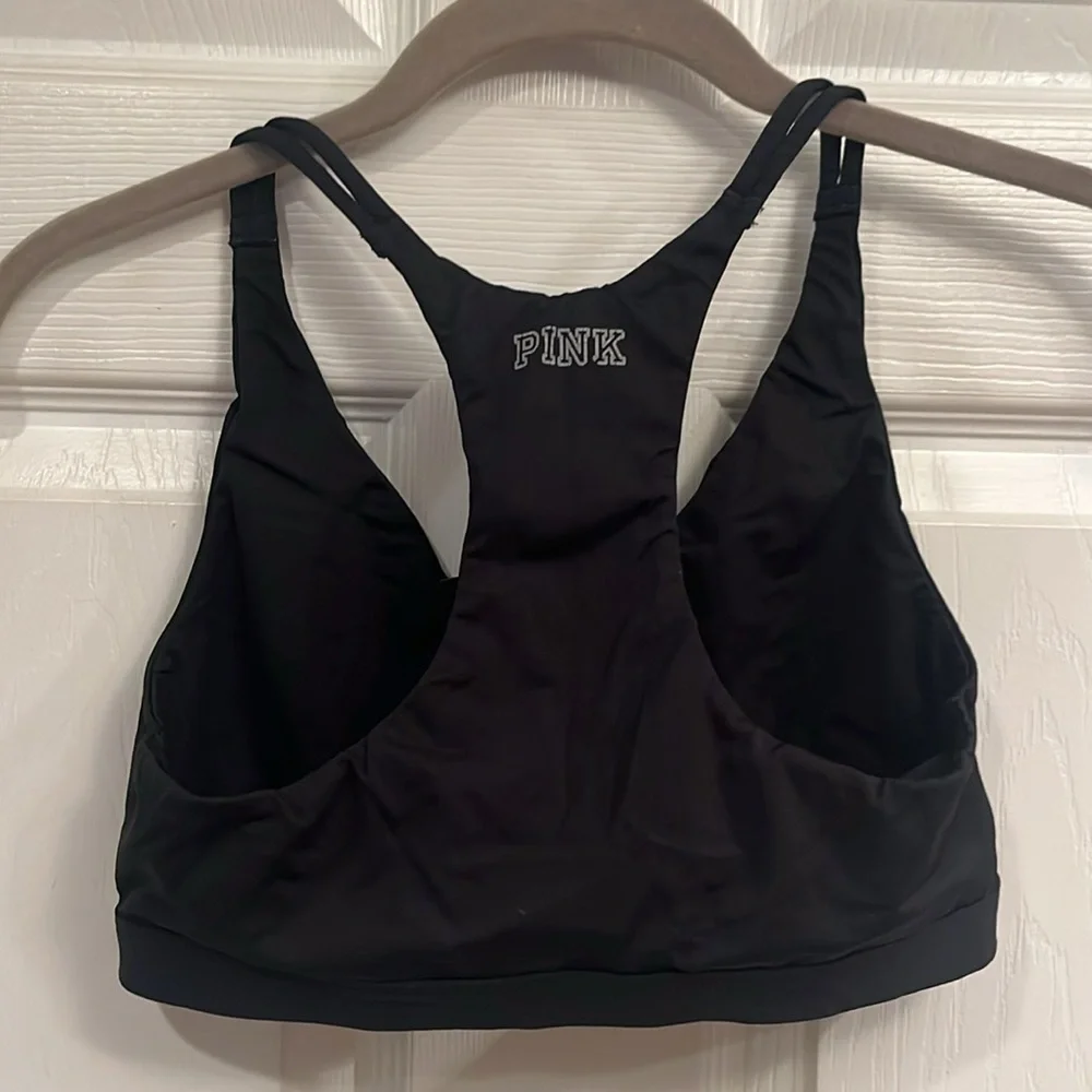 PINK Victoria’s Secret brand size S black sports bra
